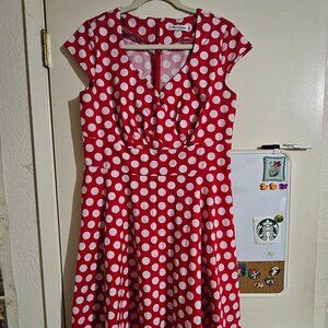 Bbonlinedress Women Short 1950s Retro Vintage Cocktail Party Swing Dresses
